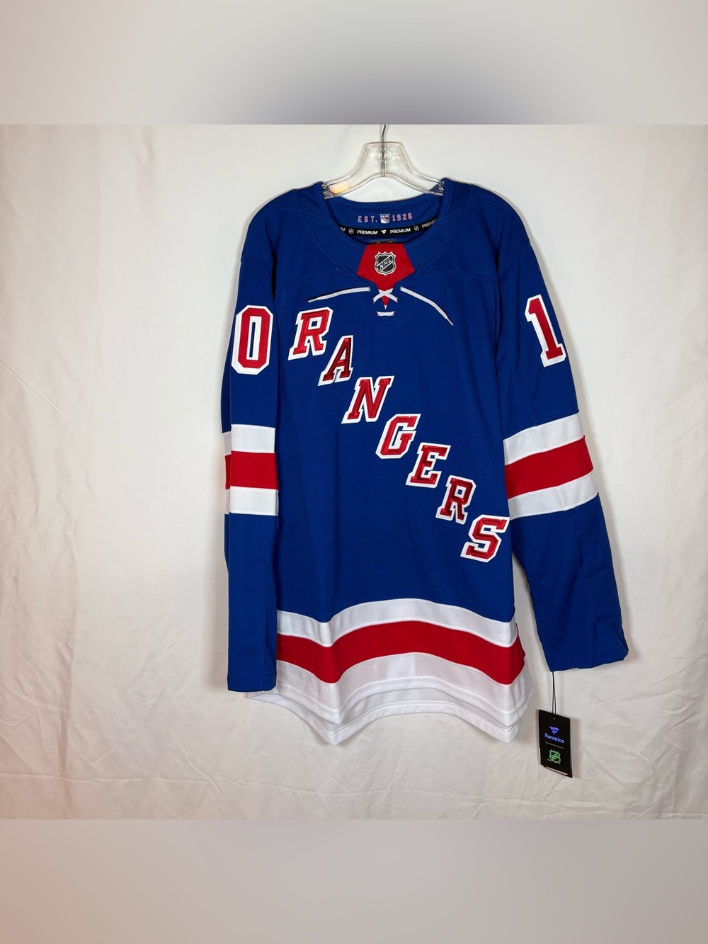 Fanatics New York Rangers #10 Panarin Blue Home Hockey Jersey 52